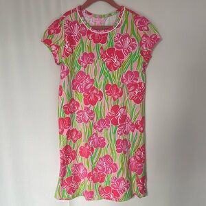 Lilly Pulitzer Pink and Green Floral Dress